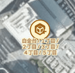 マップ上の任意座標アイコン